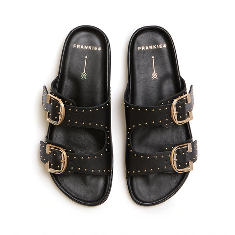 DEON - BLACK STUD LEATHER