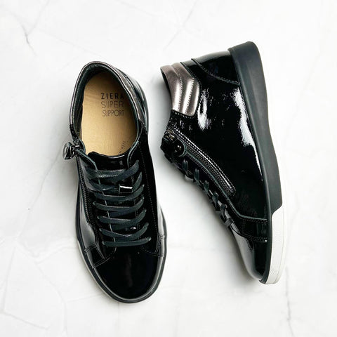 ARMAN XF - BLACK-PEWTER PATENT LEATHER