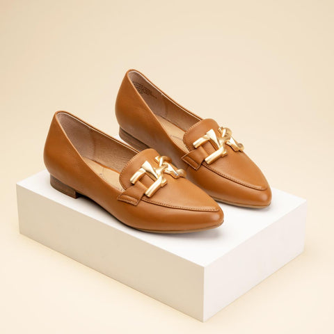 LOOPIE W - DARK TAN LEATHER