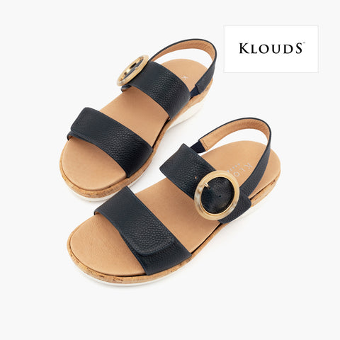 ELOISE PEBBLE - NAVY LEATHER