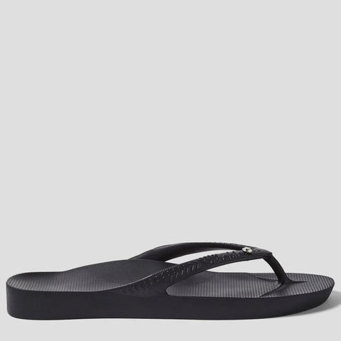 ARCH SUPPORT THONGS CRYSTAL - BLACK CRYSTAL