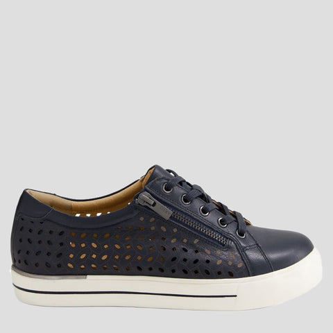 AYLEEN W - NAVY LEATHER