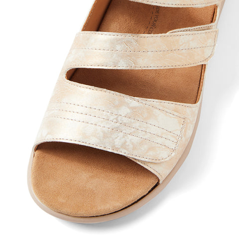 BARDOT XW - SMUDGE METAL-ALMOND SOLE