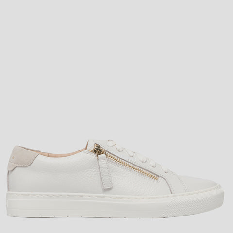 BILLIE - WHITE TUMBLED LEATHER