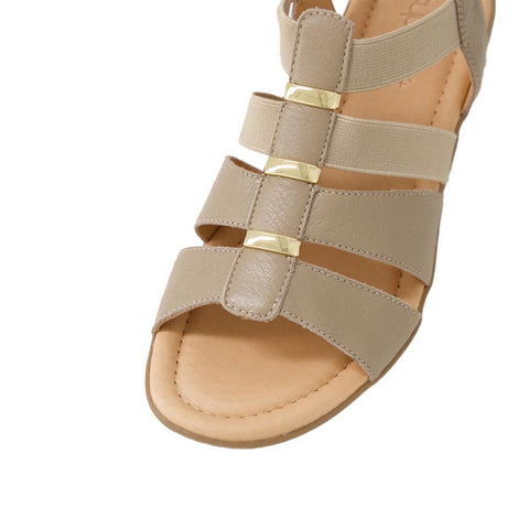 BENNIES - LIGHT TAUPE LEATHER