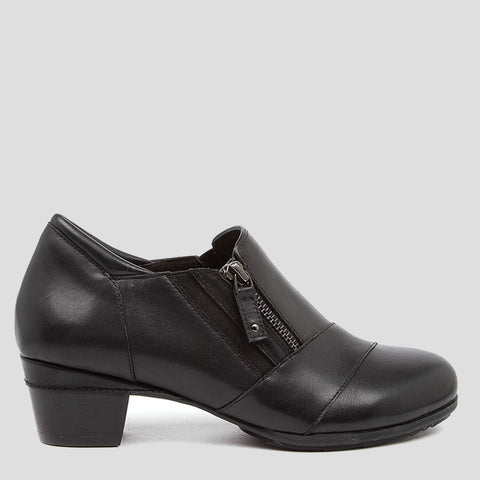 CAMDEN W - BLACK LEATHER