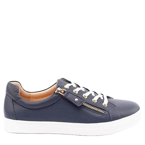 KLOUDS CARA PEBBLE - NAVY LEATHER