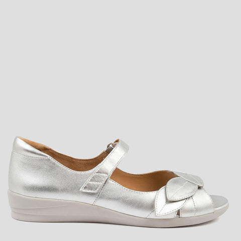 DISCO W - SILVER LEATHER