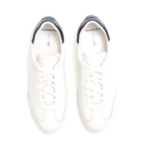 DREW - WHITE/NAVY LEATHER