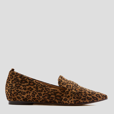 HARLOW - LEOPARD PRINT SUEDE