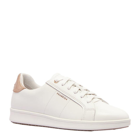 JACKIE V - WHITE/ROSE GOLD LEATHER