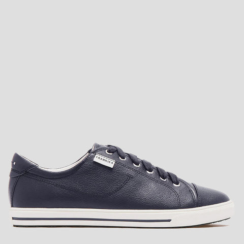 NAT III - NAVY TUMBLED LEATHER