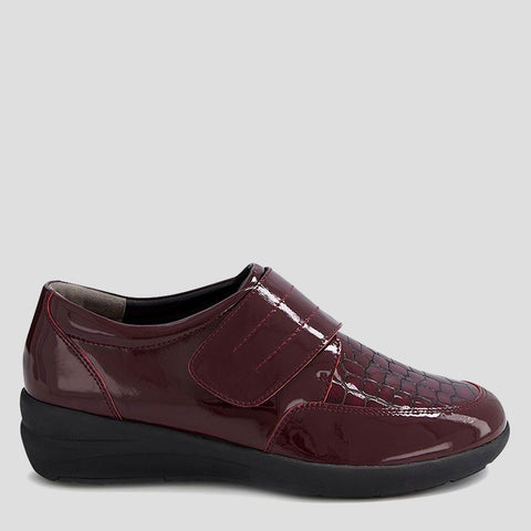 NIDAL W - BURGUNDY-SHIRAZ MULTI LEATHER