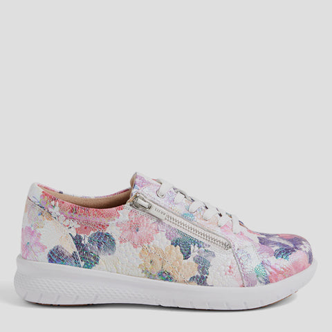 SOLAR XF - PINK METAL FLORAL MULTI LEATHER