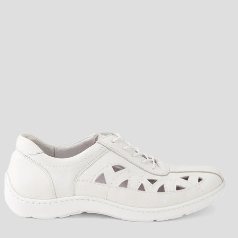 WATKIN XF - WHITE LEATHER - WHITE SOLE