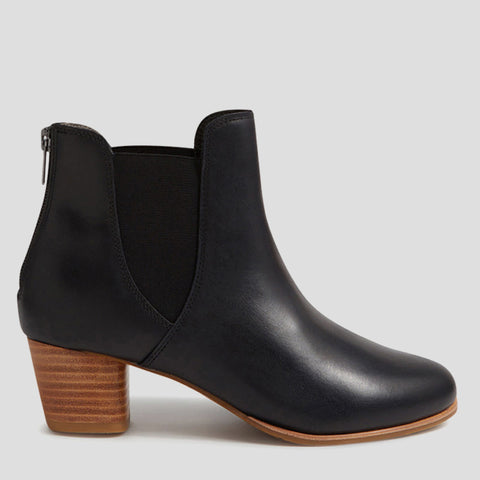 GADORE W - BLACK-NATURAL HEEL LEATHER