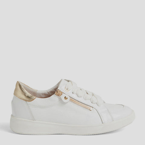 AIRE XF - WHITE-GOLD PATENT LEATHER