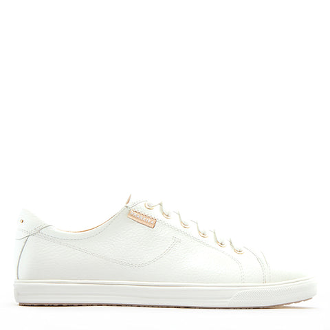 NAT III - WHITE TUMBLED LEATHER